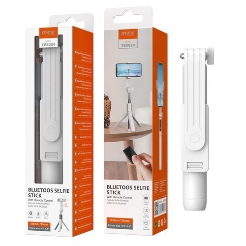 PALO SELFIE M-TK TE5024 BLANCO C/TRIPODE 360